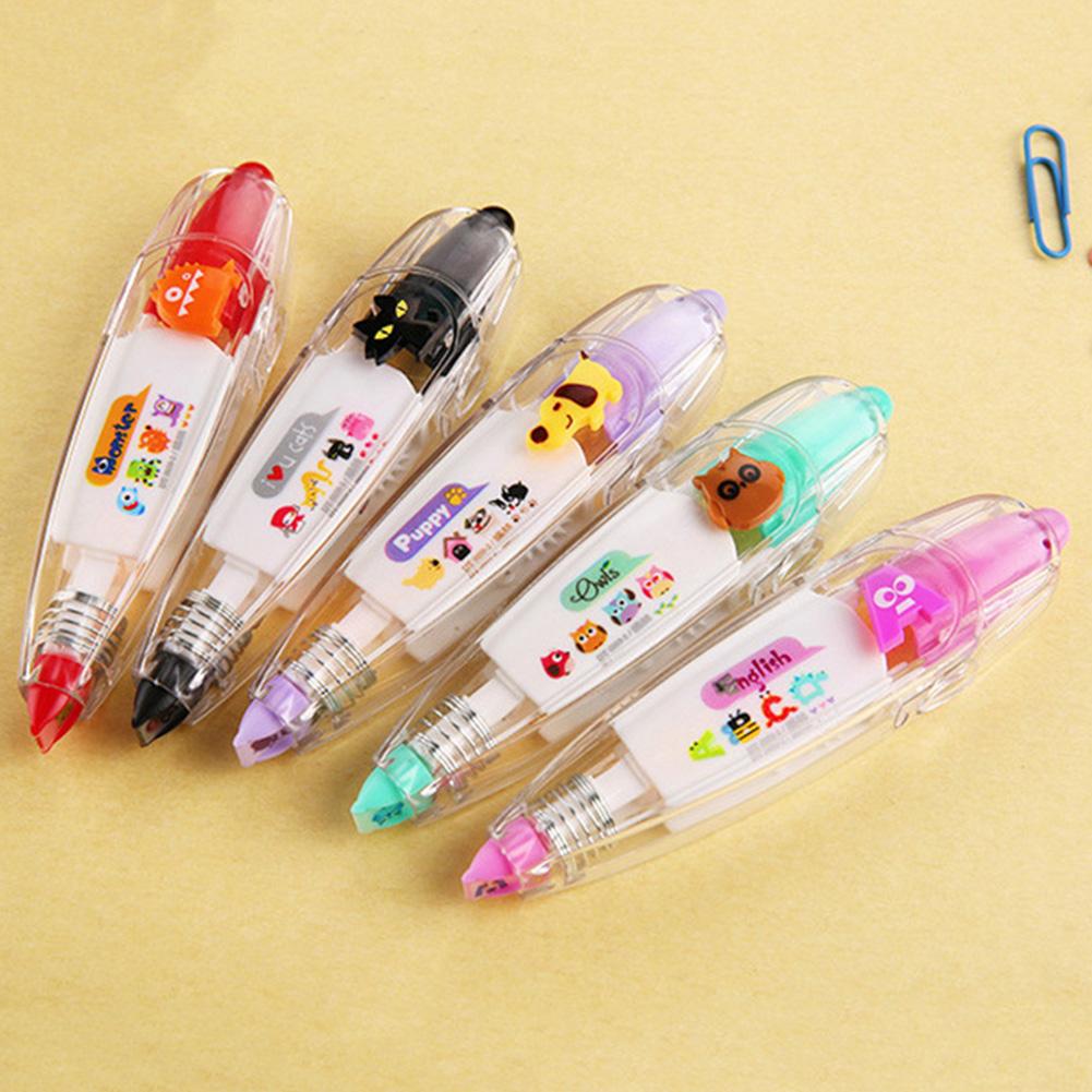 Nette Katze Hund Eule Druck Drücken Korrektur Band Tagebuch Scrapbooking Dekorative Stift