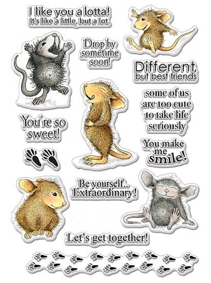 Cartoon muis Clear Stempel voor Scrapbooking Transparante Siliconen Rubber DIY Fotoalbum Decor 8814