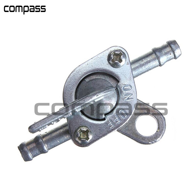 Fuel tap universal 6mm for moped, scooter, motorcycle and quad with closing function