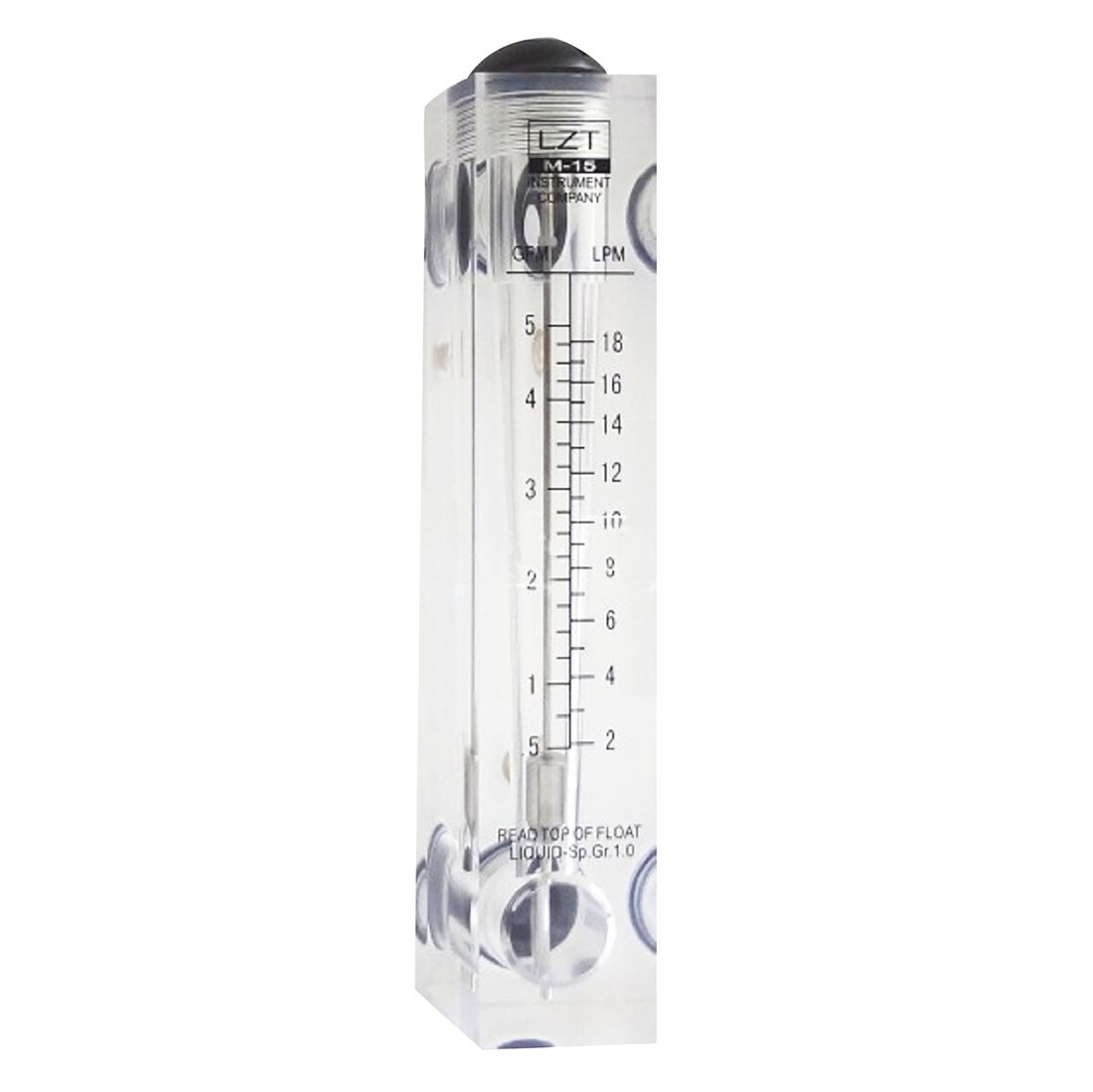 Flussimetro A Tubo Per Liquidi - Range 0.5-5 GPM/1.8-18 LPM, G1/2", Per Acqua, Installazione Verticale - Foto 6