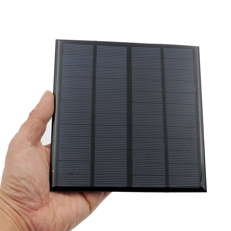3W 12V Mini Solar Panel DIY Polysilicon Solar Charger for Home Office Outdoor Activity --M25