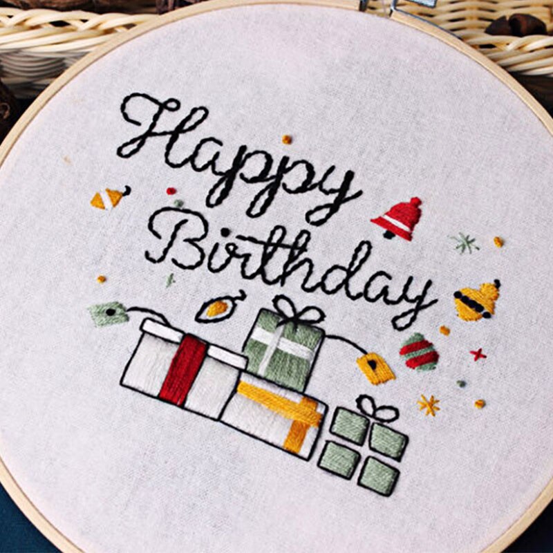 Diy band blommor broderi uppsättning med ram för europa nybörjare handarbete kit korsstygn serie konst hantverk sömnad dekor: 4