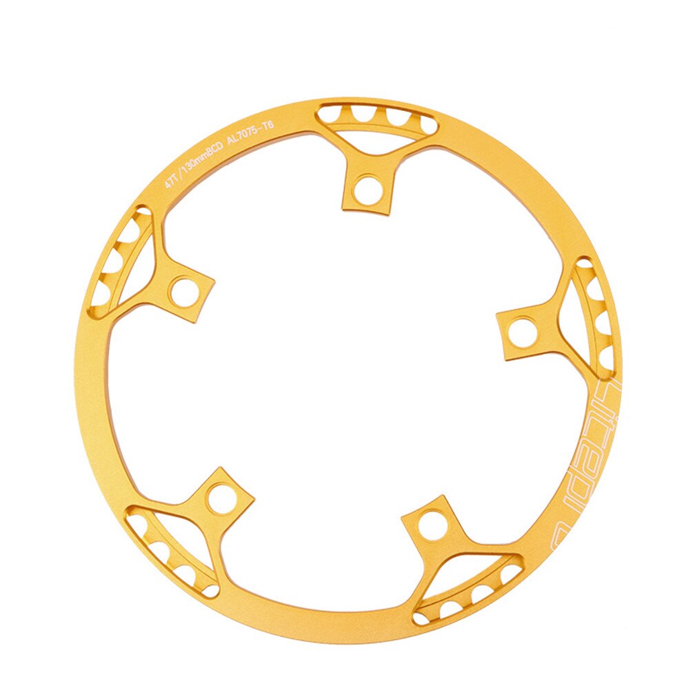 Litepro BMX Bicycle BCD130 Single Disc Gear Round Plate Crankset 45/47/53/56/58T Folding Bike Chainwheel Crank Chainring