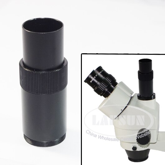 1 stks 1X23.2mm 23mm om M28 Trinoculaire Adapter CTV voor C-mount CCD CMOS Video camera Microscoop Lens