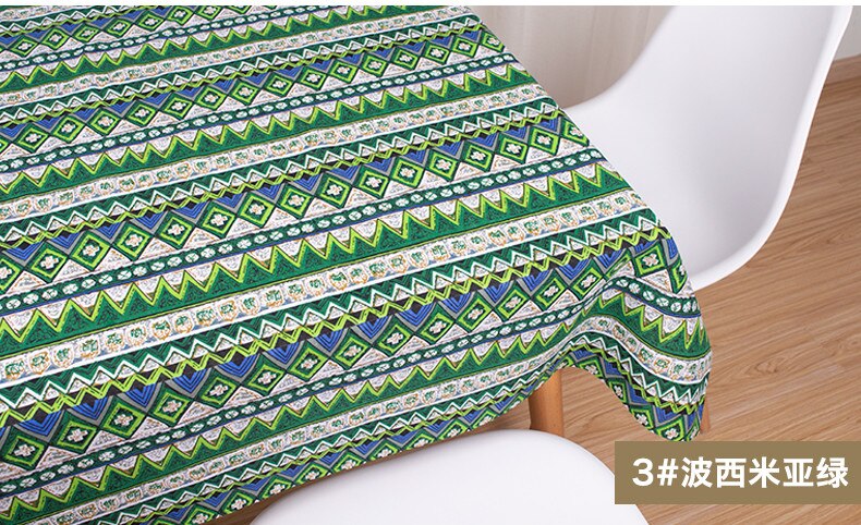 Boheme stof trykt bomuld linned tøj stof afrikansk stof sydøst asiatisk retro håndlavet diy dug patchwork: 3