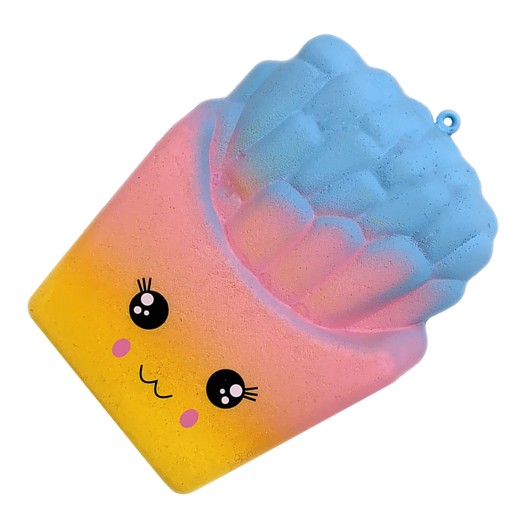 Simulierte pommes frites, kneifen, stressabbau, stressreduzierung