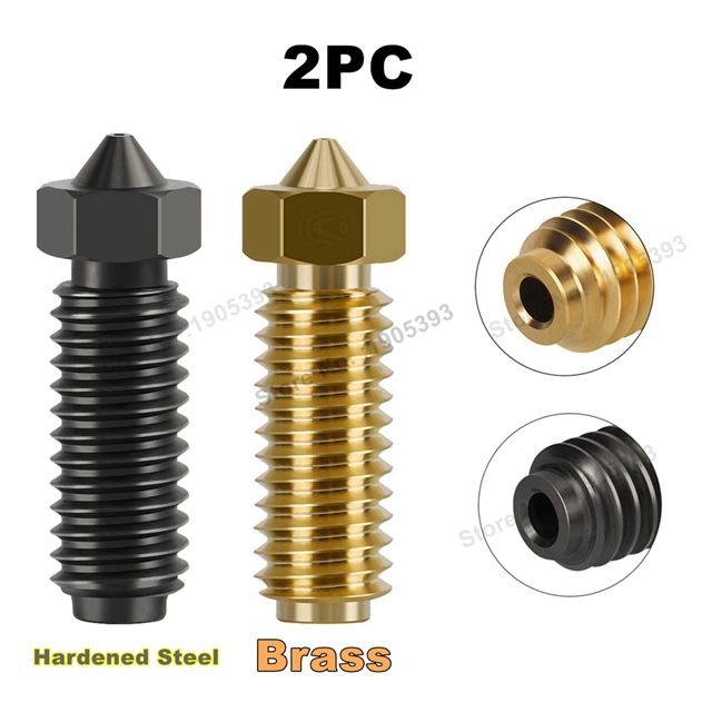 per Anycubic Kobra 3 Ugello Ottone Acciaio Temprato Ugello Stampante 3D per Anycubic Kobra 3 Combo Kobra3, 0.2 0.4 0.6 0.8 1.0mm