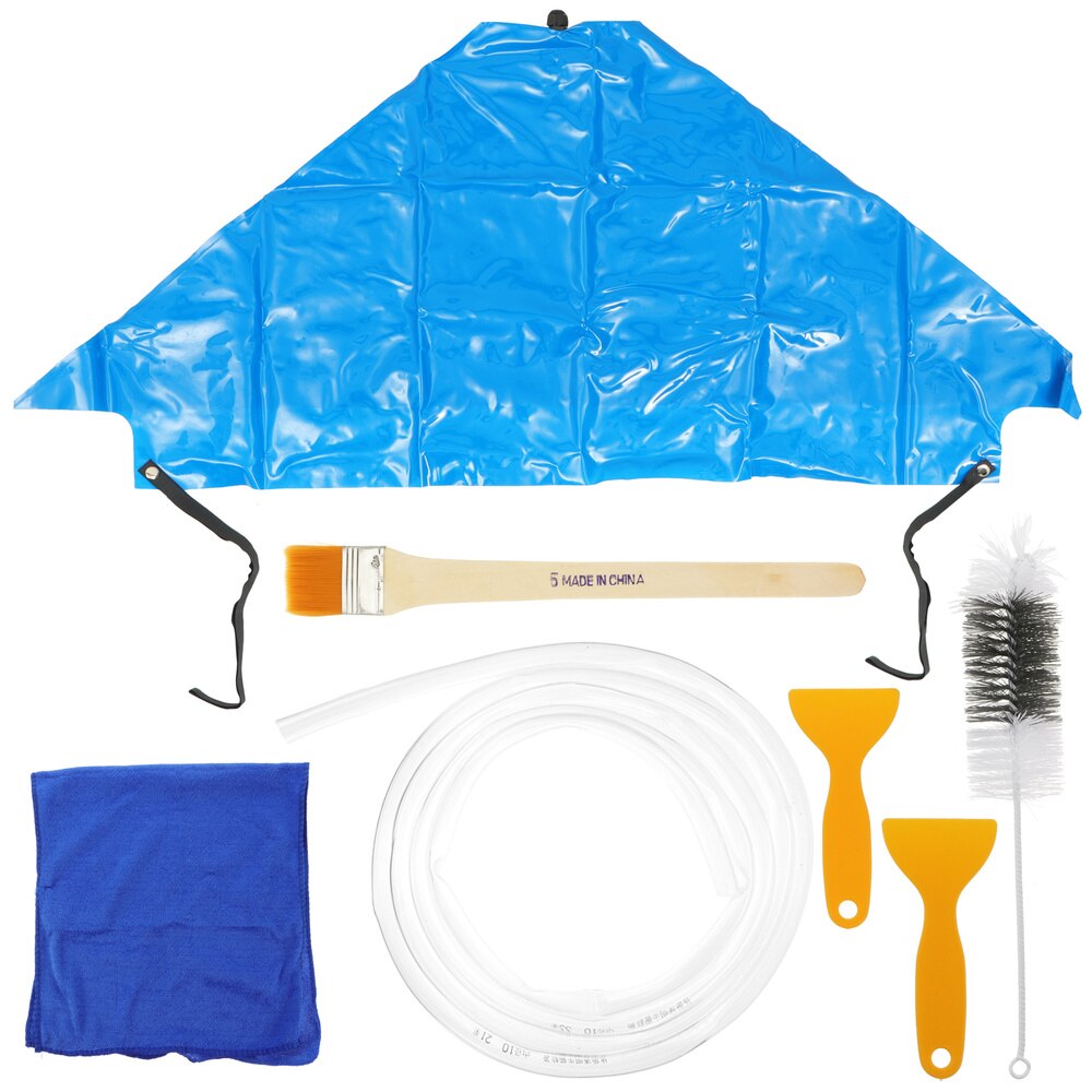 1 Set Air Conditioning Cleaner AC Wash Bag DIY Dust Washing Clean Protector Tool Air Conditioner Cleaning Cover Kit: With brush