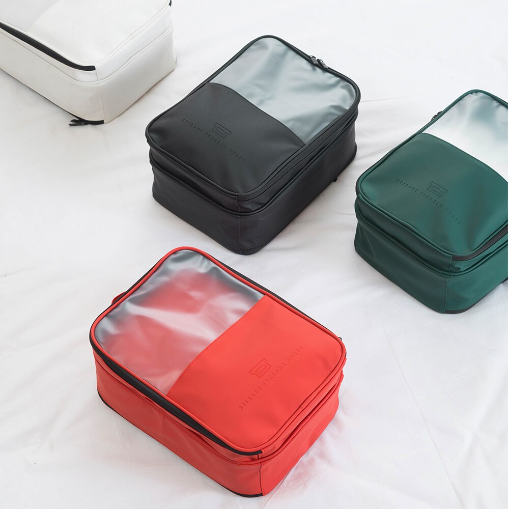 Moda à prova dwaterproof água pu sapatos saco bolsa de armazenamento bolsa de viagem portátil tote sapatos organizador orting bolsa acessórios de viagem