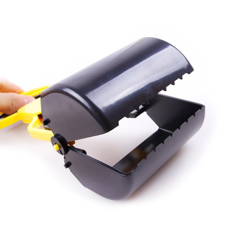 Recogedor de mascotas de 28 cm de largo, utensilio para recoger excrementos, pala con mango para limpiar residuos de animales, perros, cachorros, recolector de gatos al aire libre, herramientas de limpieza