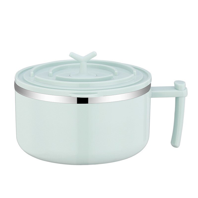 Stainless Steel Instant Noodle Bowl Portable Student Dormitory Household With Sealed Lid Large Capacity Instant Noodle Bowl: 04