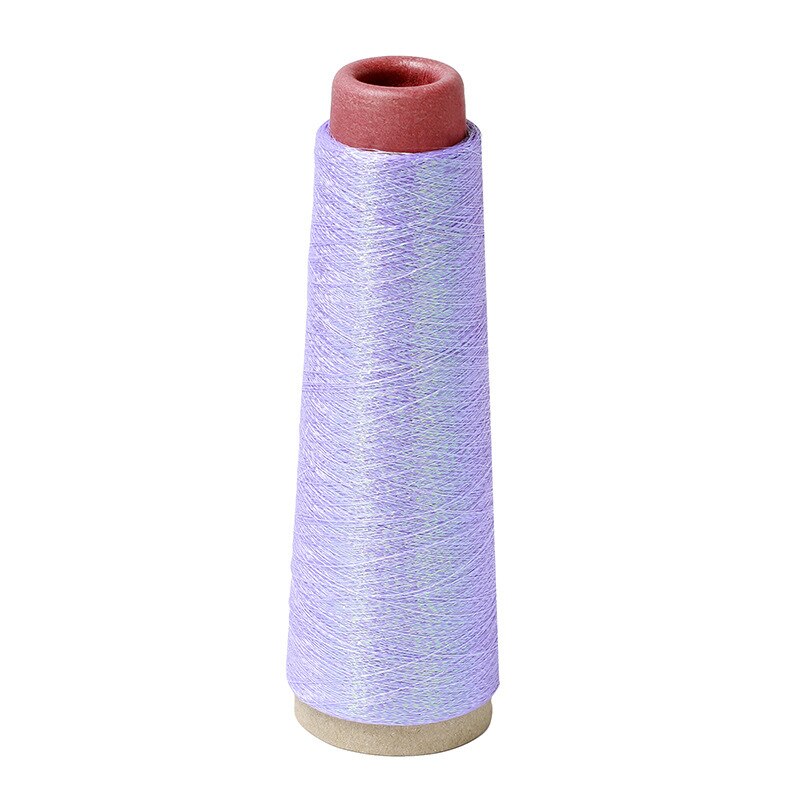 Color Flash Bright Silk Gold And Silver Thread Computer Embroidery Manual Cross Stitch Metal Thread DIY Braided Thread: Lavender