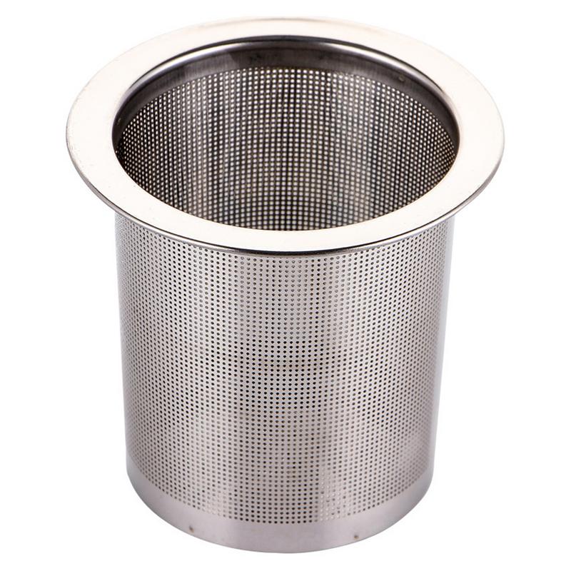 Stainless Steel Tea Strainer Teapot Tea Compartment Net Tea Spice Filter: Default Title