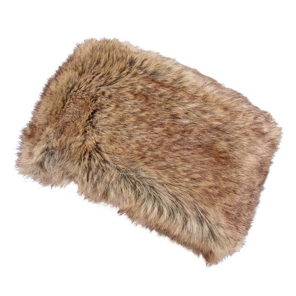 Women Hiking Caps Winter Hat Keep Warm Faux Fur Headgear Snow Hat Cap