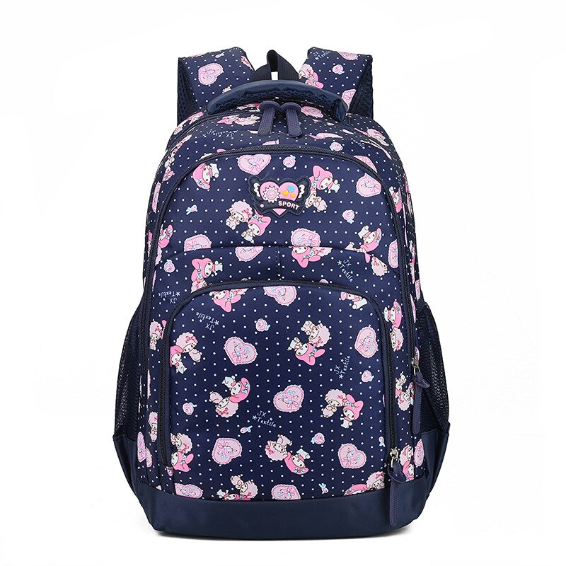 Grande Capacità Dei Bambini Borse Da Scuola Per Le Ragazze adolescenti Zaino impermeabile Scuola zaino ortopedico Schoolbag mochilas escola: blue 1