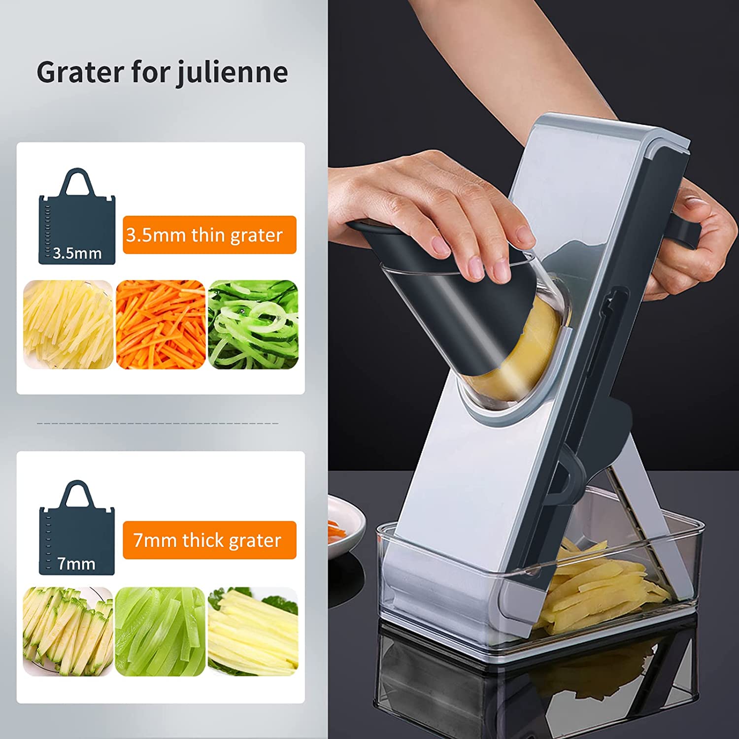 Vegetable Cutter Multifunctional Slicer Fruit Potato Peeler Carrot Grater Kitchen Accessories Basket Household Vegetable Slicer