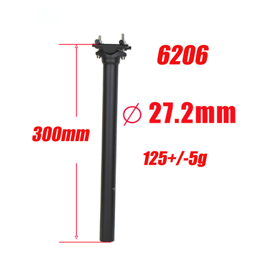 Ultralight Full Carbon Seat Post Road Bike Seat Mountain Bicycle Seatpost UD Black Length 350 / 400mm: light yellow