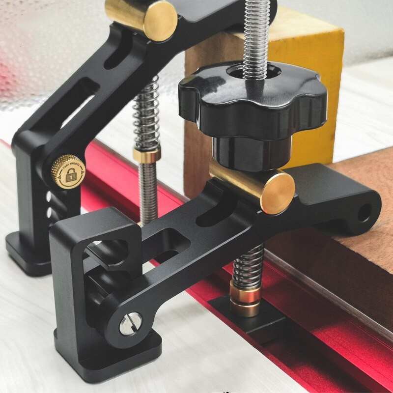 Abrazadera de placa de presión para carpintería, abrazadera de posicionamiento rápido, posicionamiento compacto, 45 tipos 30, t-track, bloques deslizantes, herramienta DIY