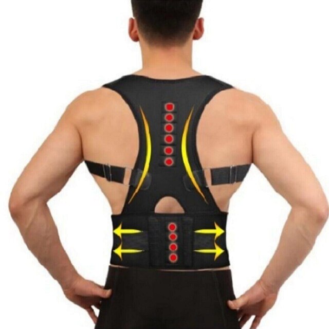 Magnetische Therapie Haltung Korrektor unisex, Aufrecht Taille Zurück Schmerzen Unterstützung Wirbelsäule Gerät Zu Verhindern Buckel Schulter Haltung: magnetisch Sport Haltung Korrektor