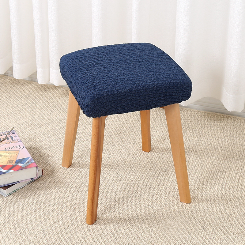 Housse de chaise pour tabouret carré, universelle, élastique, pour maison, bureau, Table à manger, en bois massif, moderne, minimaliste, multicolore: 06