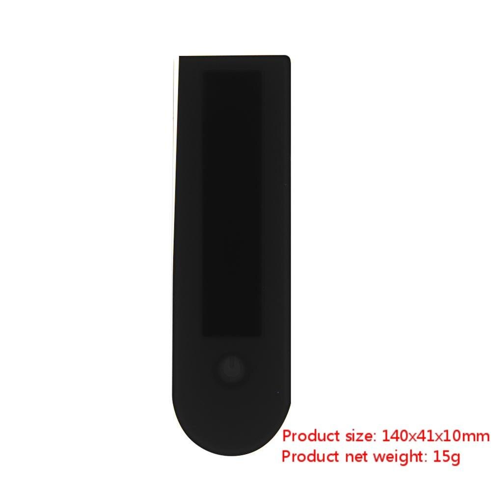 Painel de controle central capa silicone para ninebot max g30 scooter elétrico acessórios à prova dscratágua scratchproof caso protetor: Black