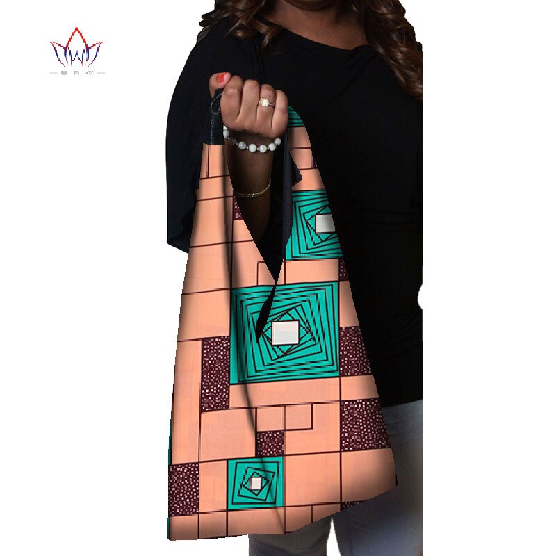 Bazin-sacs à main multi-couleurs pour femmes, sacoche Riche en tissu Jacquard 100% coton africain SP045: 19