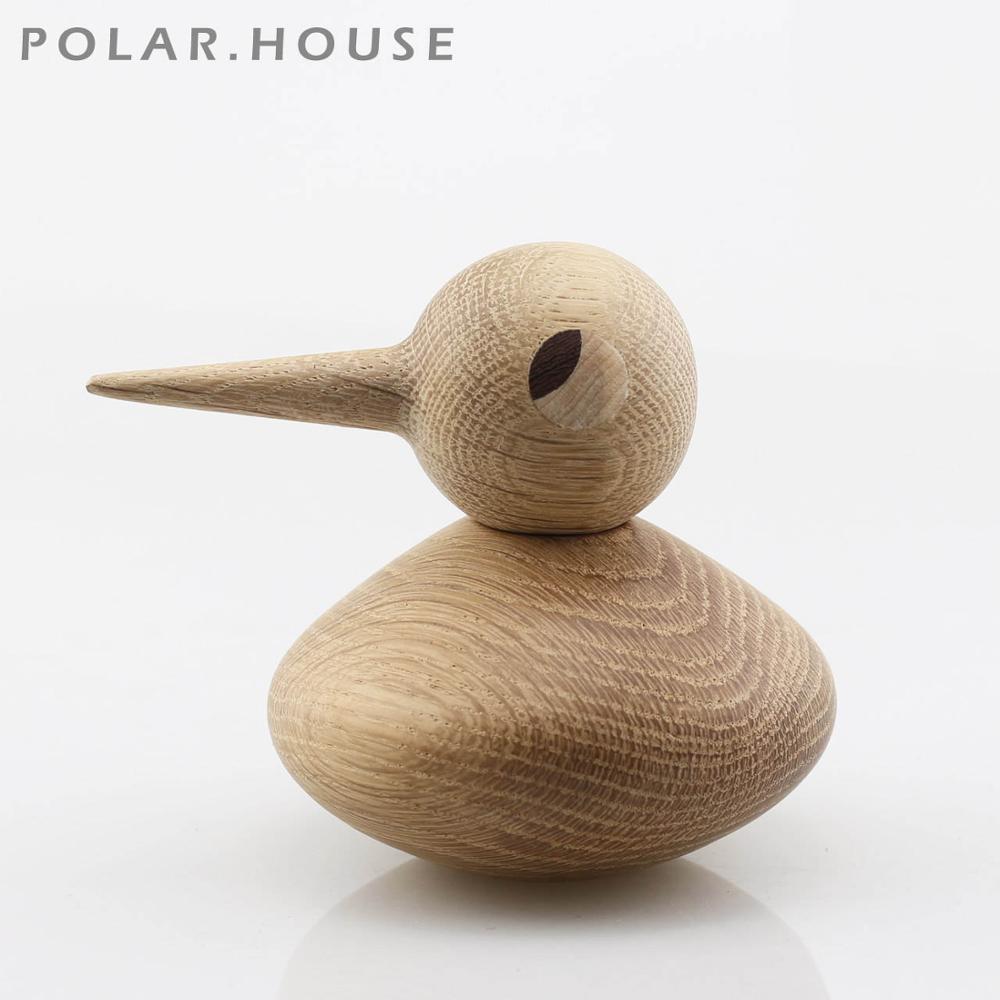 Nordic Vogel Beeldjes Natuurlijke Houten Sculpturen Handstand Vogels Diy Dier Ambachten Abstracte Vogel Bithday Set Mode Ontwerpen