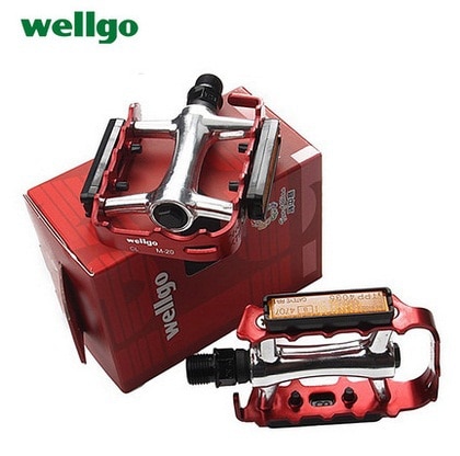 Wellgo M20 Rolamento Ultra Leve Pedal Ultralight mtb mountain road Pedal Mountain Bike Pedal Bicycle Pedal Accessories