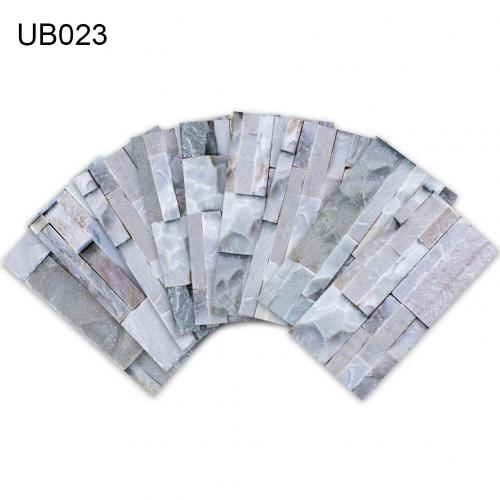 9 kpl 20 x 10cm tiilikivijäljitelmä vedenpitävä laatta tarra tee itse tehty lattiaseinäkoriste sopii ihanteellisesti olohuoneesi sisustamiseen,: Ub023