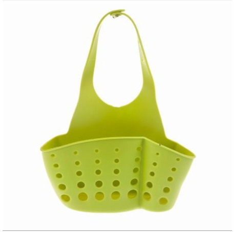 Porte-éponge de selle pour évier Double, égouttoir, blanc/gris: B-green