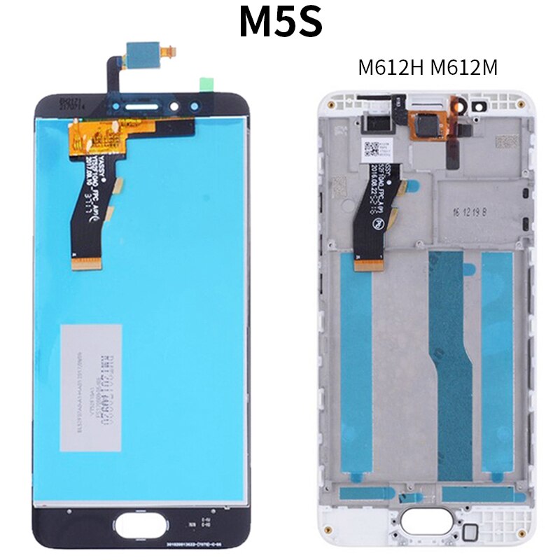 Original LCD For MEIZU M5 M5S M5C Display Touch Screen Assembly With Frame Digitizer Replacement For MEIZU M5S LCD Screen