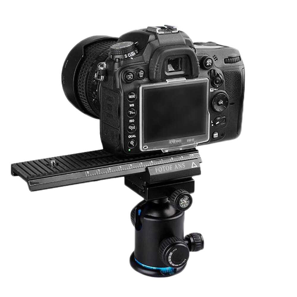 Fotomate 2 Way Macro Shot Focus Rail Slider Tripod Head LP-01 for Canon Nikon Camera DSLR