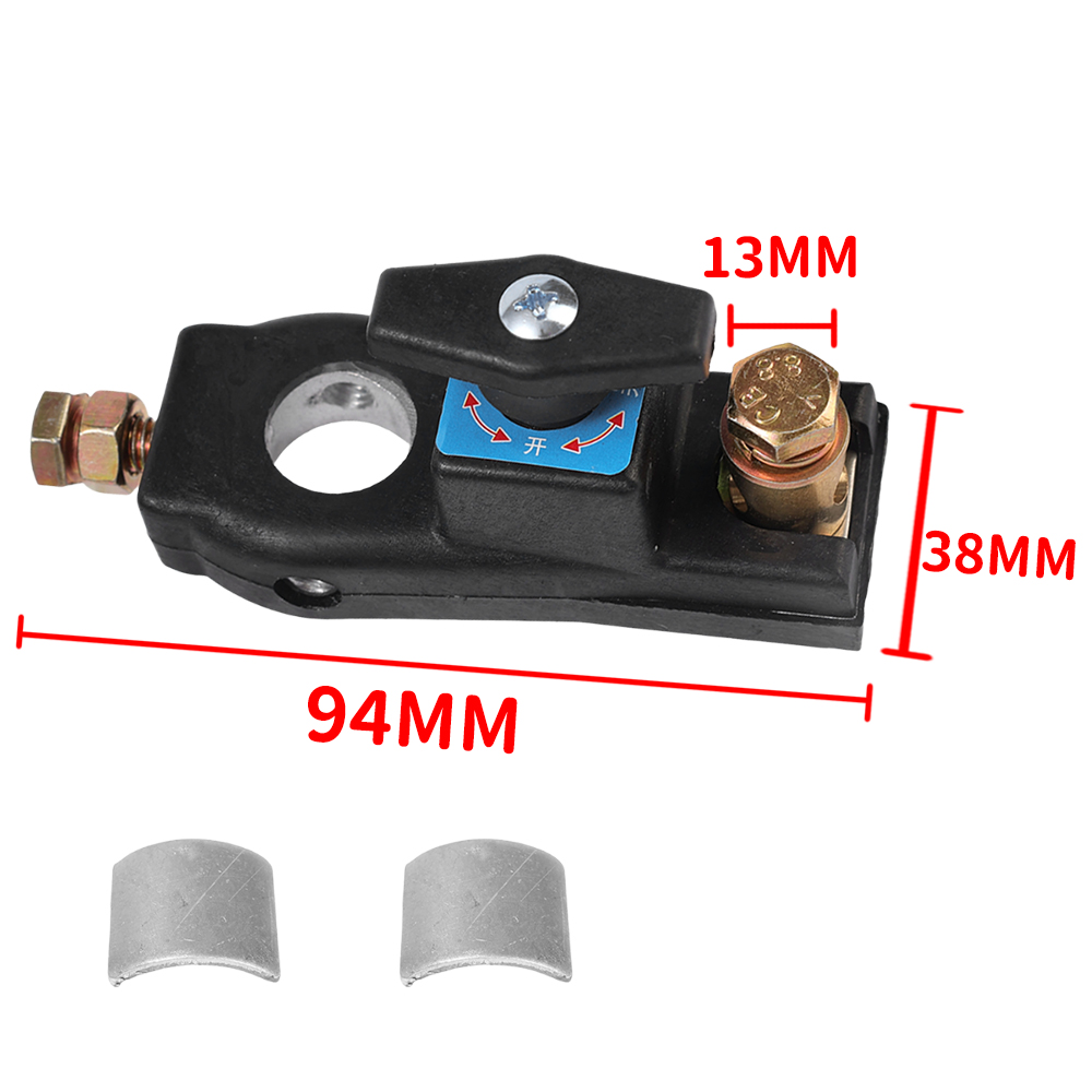 Bilbatterifrakoblingsbryter 12v/24v manuell/automatisk avstengning lekkasjebeskyttelse sedan suv lastebil energisparende strømbryter: Brun