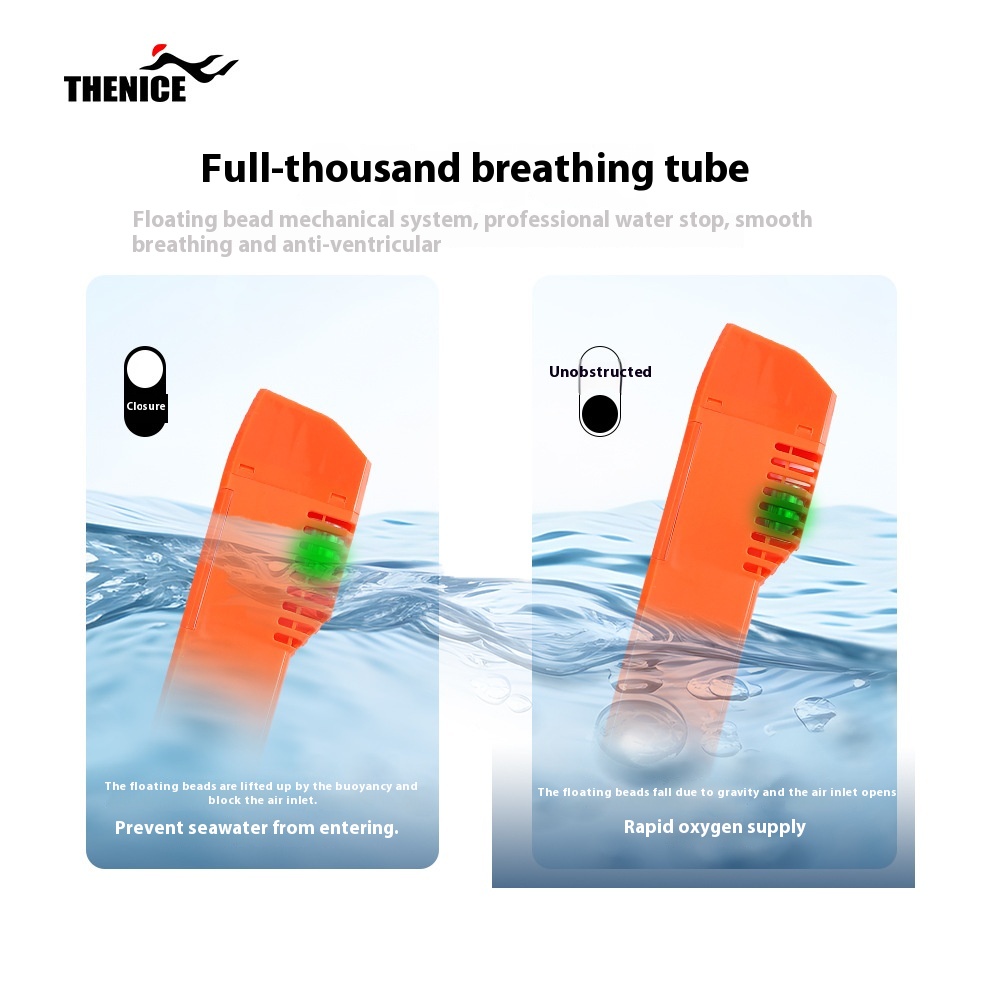 Nieuw duikmasker waterdicht anti-condens volledig droog volwassen duikbril snorkelmasker zwemuitrusting voor mannen en vrouwen