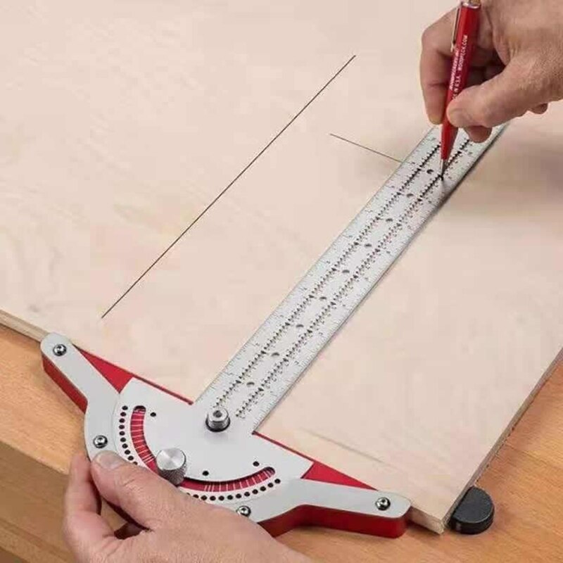 Woodworkers Edge Rule Gauges for Measurement Marking Gauge for Wood Stainless Steel Gauge Contour Measuring Gauging Tools