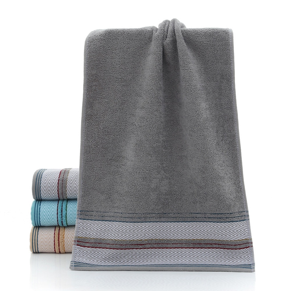 Bath Towels Thick Cotton Towel Set Face Towels Bath Towel For Adults Washcloths High Absorbent bathroom sandy beach towel suit