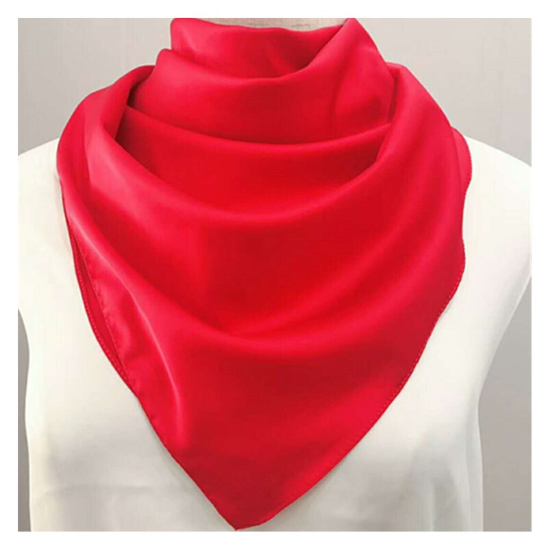 70*70 Cm Bandana Hoofddoek Voor Vrouwen Zijde Satijn Haar Sjaals Vrouwelijke Leuke Zakdoek Hals Sjaals Voor Dames groen Zwart Wit