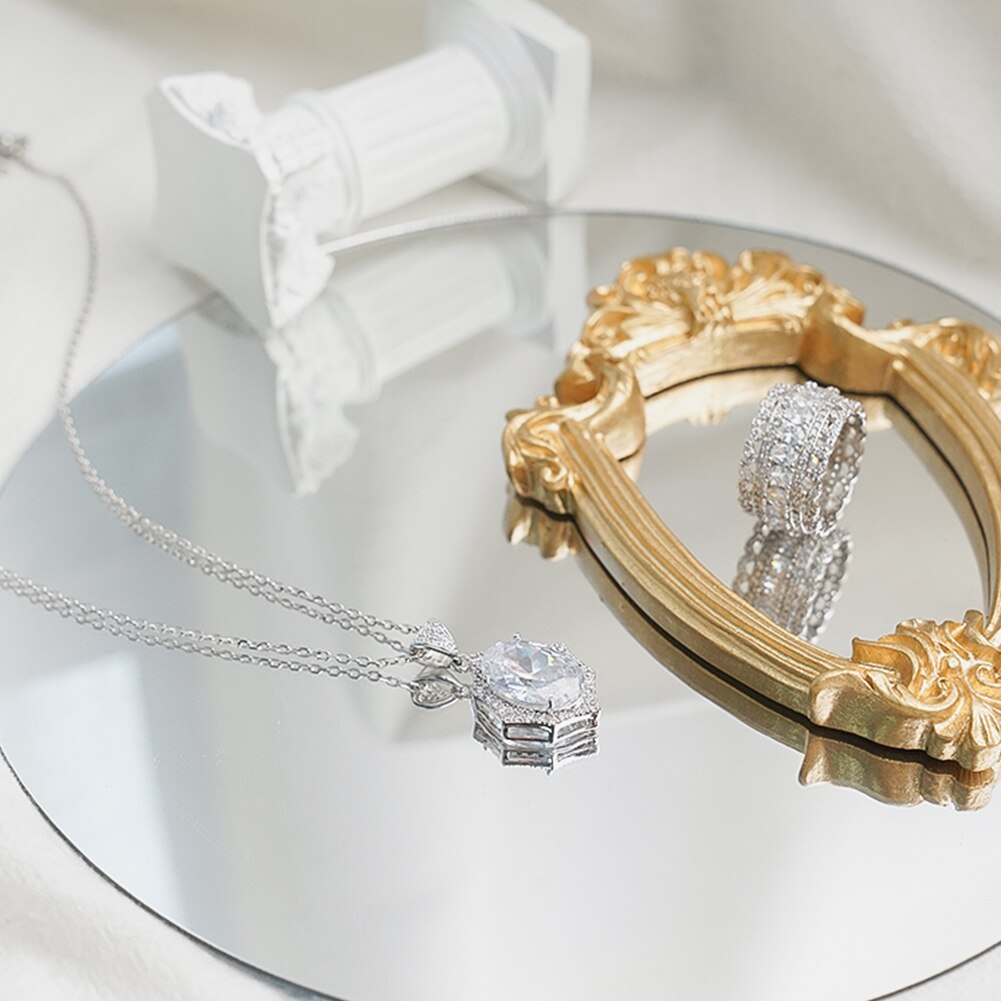 Acrylic Mirror Background Photo Studio Photography Props Accessories For Cosmetic &amp; Jewelry Tools Shooting Fotografía Backdrop