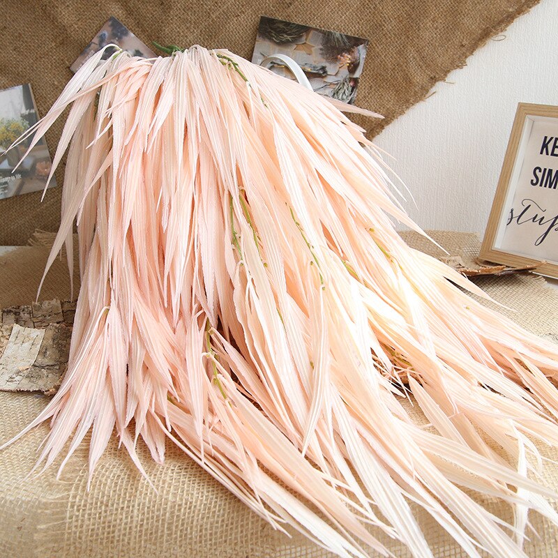 Hojas colgantes para pared de cascada de 87cm Reed, plantas artificiales, flores falsas, bodas, fiestas, Navidad, decoración del hogar DIY