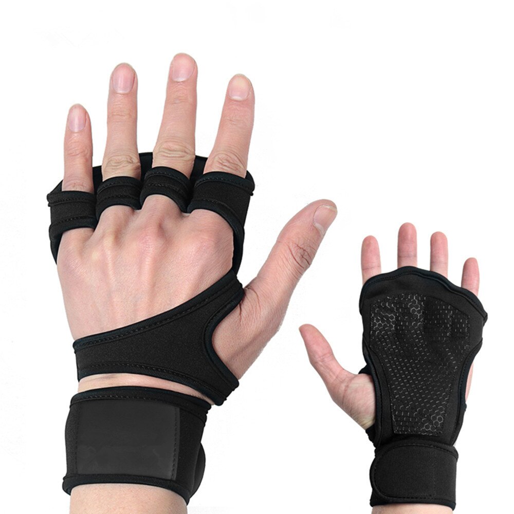 Gewichtheben Handschuhe Training Gym Grips Fitness Handschuh Frauen Männer Crossfit Bodybuilding Gymnastik Armbänder Hand Palm Protector