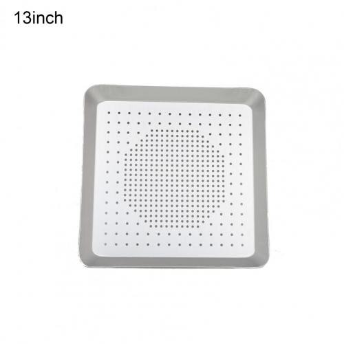 8/9/10/12/13/14/15/16 Inchs Square Pizza Pans Aluminium Alloy Tray Non-Stick Baking Tool Pizza Bakeware Mould Pan Kitchen Tools: 13Inch