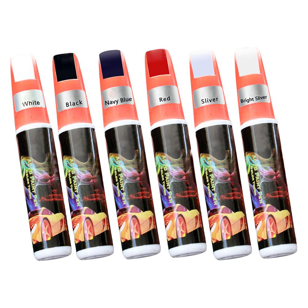 Auto Verf Reparatie Pen Kras Reparatie Pen Anti-Corrosie Anti-Roest Verf Reparatie Rood Zwart Wit Zilvergrijs verf Touch Up Pen