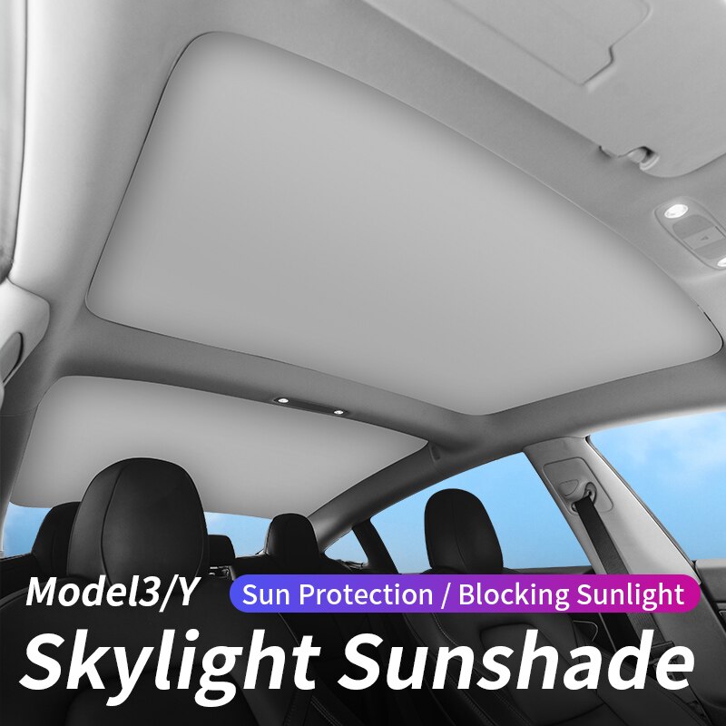 For tesla model 3 2022/model Y Glass roof Sunshade Front Rear Sunroof Skylight Blind Shading Net sunroof sunshade