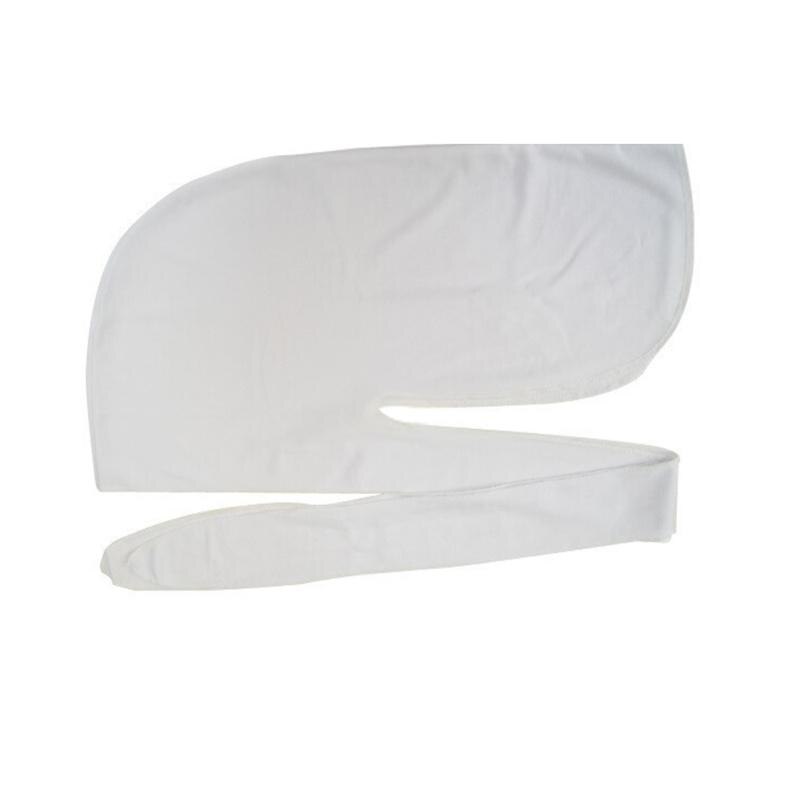 Du-rag-bufanda para la cabeza con banda de Rap para mujer, gorro con lazo a la , gorras para exteriores, pañuelos para niños, deportes, negro/blanco, M5Q1: Black