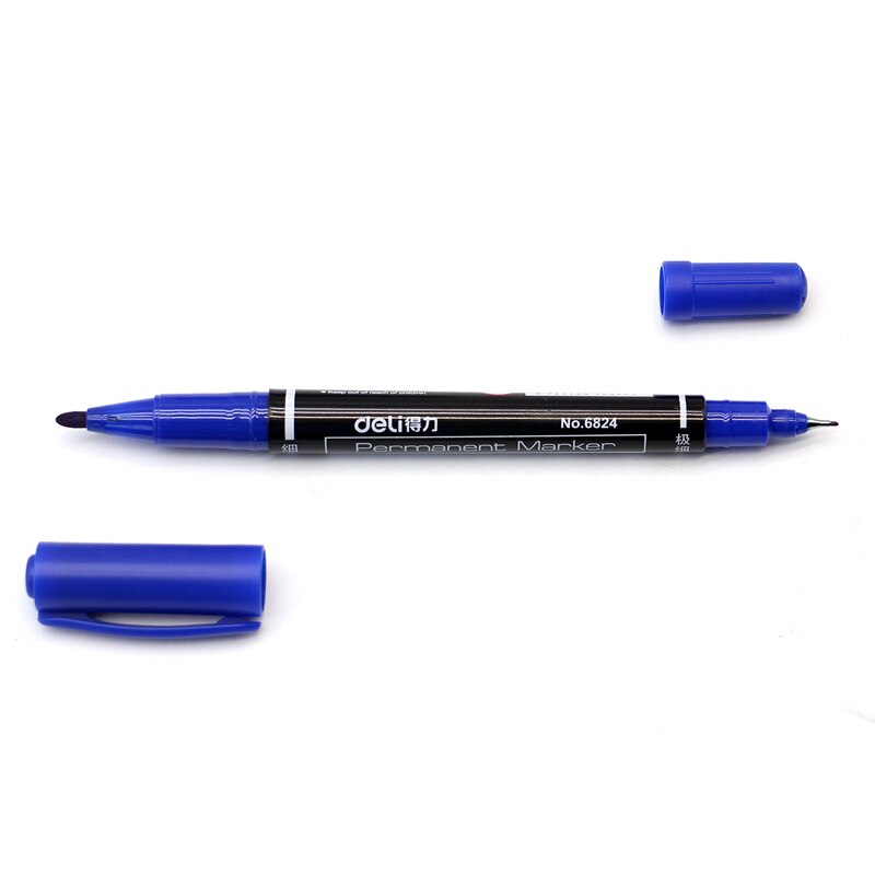 Fineliner-rotuladores de doble punta para dibujo de neumáticos, marcador permanente de secado rápido para tela de metal, , 0,5/1mm, 3 unidades