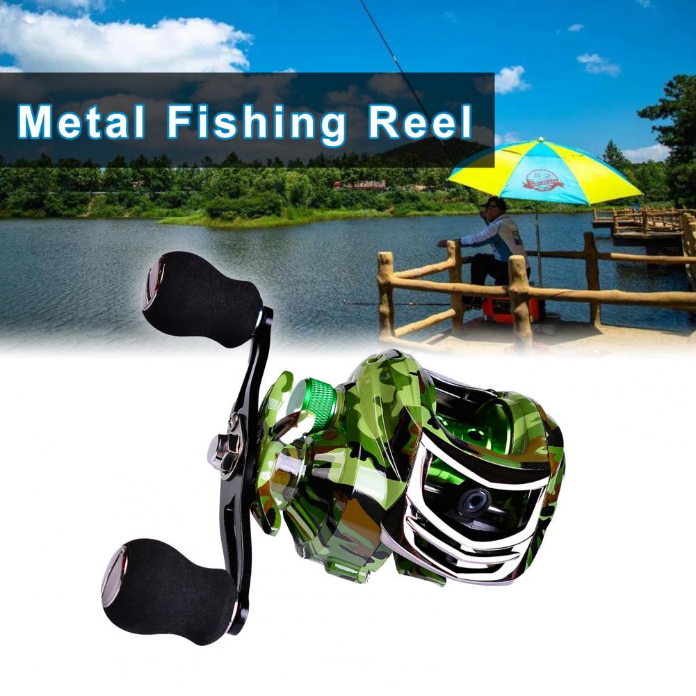 Metal Spool Baitcasting Reel 7.2:1 Hoge Snelheid Versnelling Ratio18 + 1 Bbs Vissen Wiel Visserij-reel Sturen Lijn