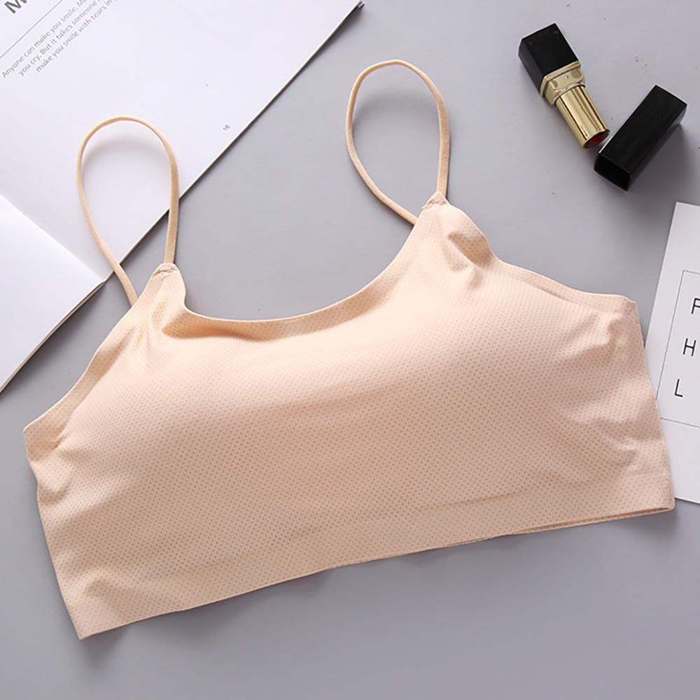 Women Sexy Bra Top Breathable Chest Pad Wearing Sports Underwear Bras Brassiere Femme Crop Top