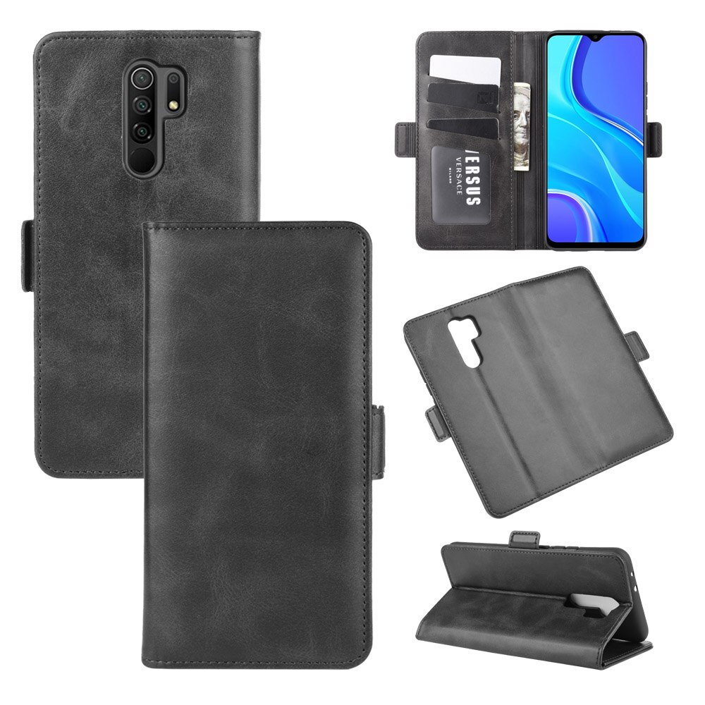 fallen Für Xiaomi Redmi 9 Leder Brieftasche kippen Abdeckung Jahrgang Magnet Telefon fallen Für Redmi 9 Coque