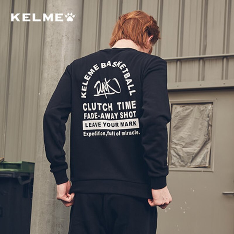 KELME Sports Sweater Men Hoody Exercise Sweaters Spring Autumn Long Sleeve Training Shirts Soccer Sweatshirt Breathble 3881525