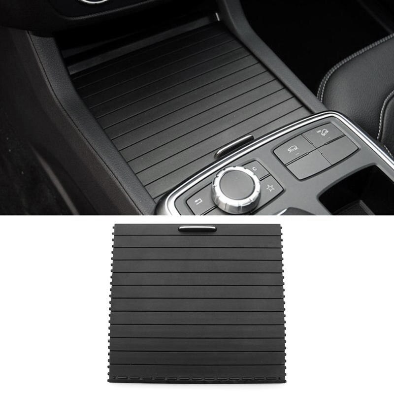 Car Center Console Shutters Cup Holder Slide Roller Blind Cover For Mercedes Benz Ml/Gl/Gle/Gls Class W166 W292